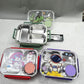 3 grid stainless steel leak proof lunch box 850 mL