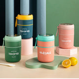Tedemei 2 layer stainless steel insulated  710ml lunch box ( soup cup)