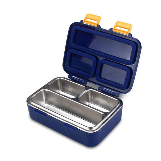 3 Grid Space  bento Lunchbox spill & merge proof