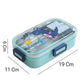 Single grid stainless steel lunch box 530ml