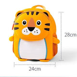 Animal Print Bagpack - Kids School Bag Soft Plush Backpacks Cartoon Boys Girls Baby (2-5 Years)