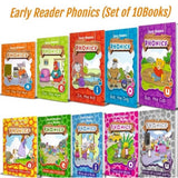 Early Readers Phonics Book For 3-5 Year Old Kids - Set of 10 Books