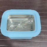 Stainless steel air tight transparent lid lunch box (4 different colour)