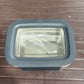 Stainless steel air tight transparent lid lunch box (4 different colour)