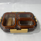 3 grid insulated leak proof lunch box( one extra lock & spoon)