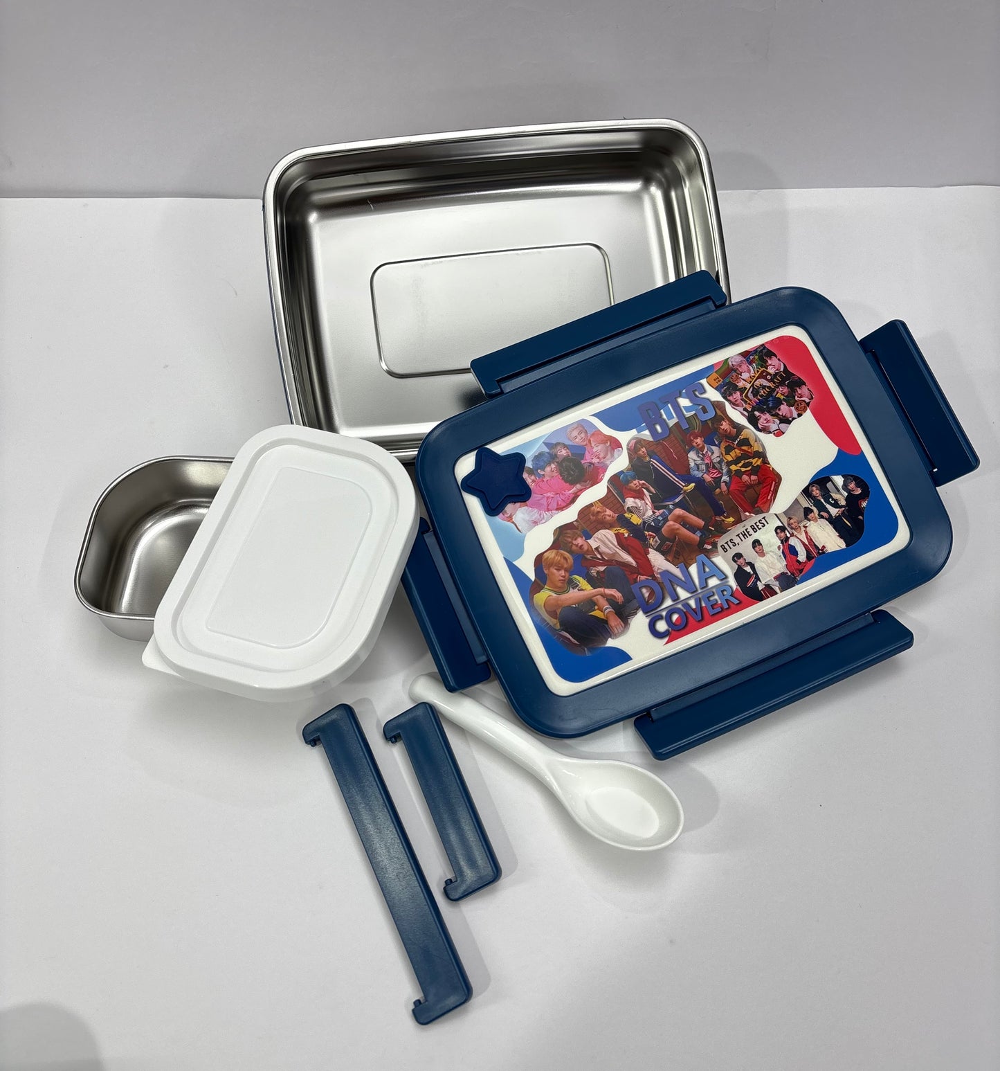 INSULATED LUNCH BOX WITH CONTAINER 550ML + 100ML