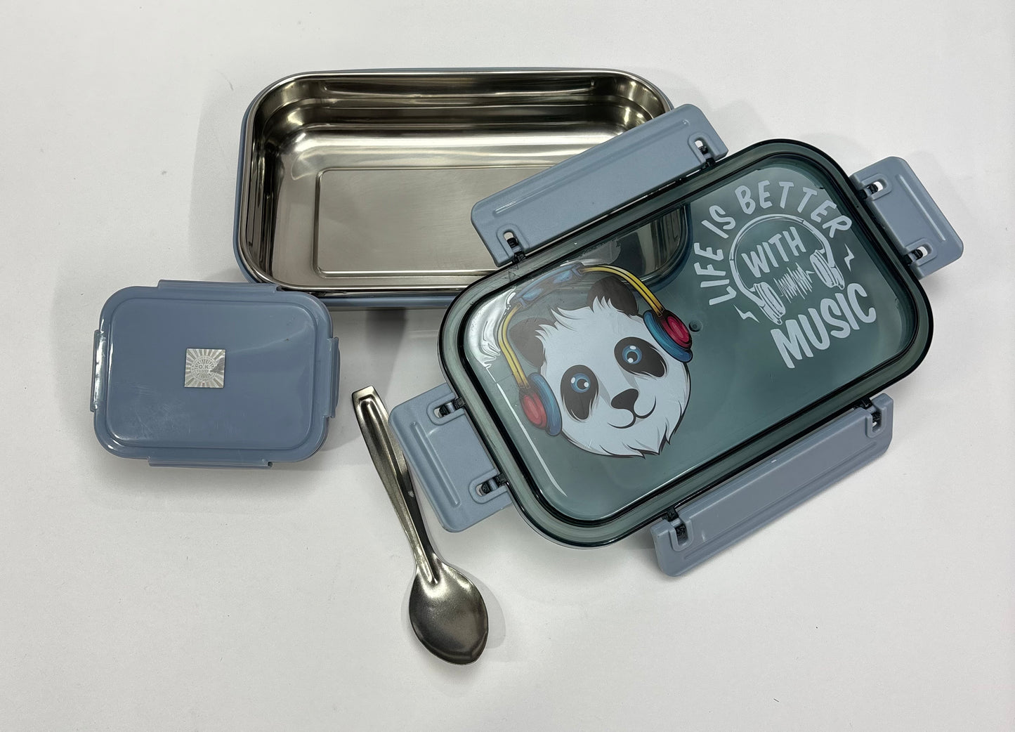 Steelex Stainless steel Lunch box with container 500ml + 100ml