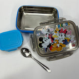 Snaplock steel lunch box with container 500ml + 100ml