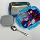 Snaplock steel lunch box with container 500ml + 100ml