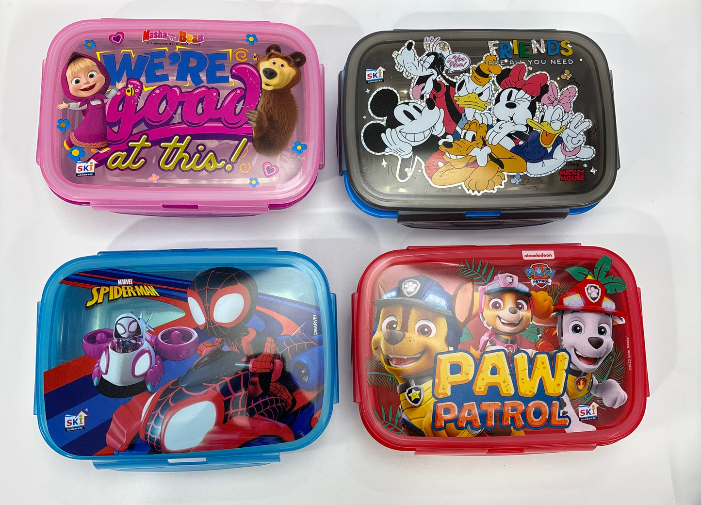 Snaplock steel lunch box with container 500ml + 100ml