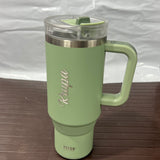 TYESO vacuum insulated tumbler with handle 900ml(24 hours cold & 6 hours hot)