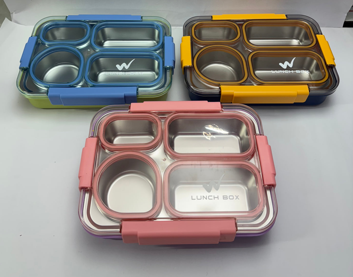 900ml Lunch box – 4 Compartments, Spill Proof