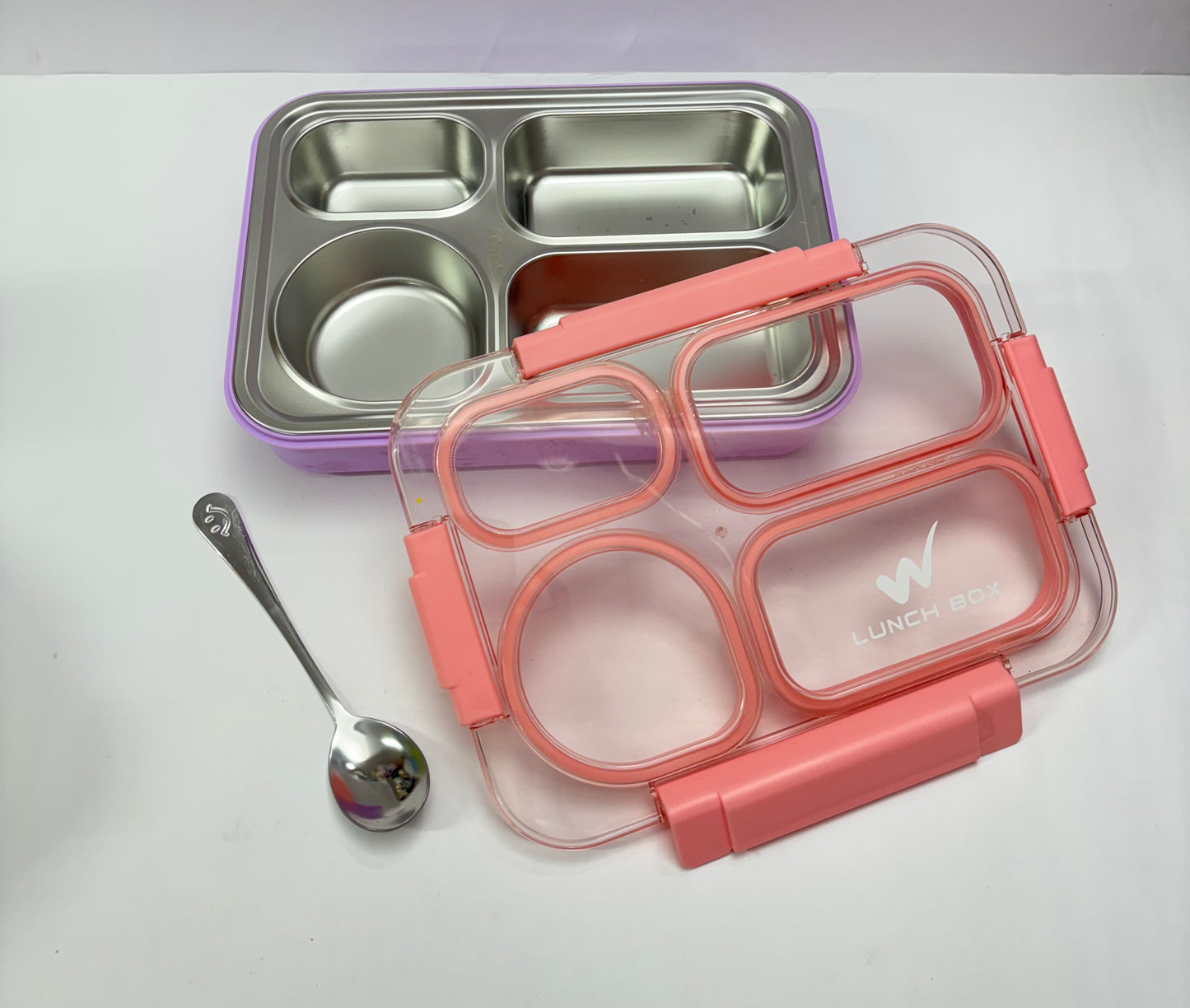 900ml Lunch box – 4 Compartments, Spill Proof