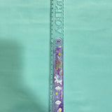 30cm expandable glitter ruler  2 different theme unicorn & jungle