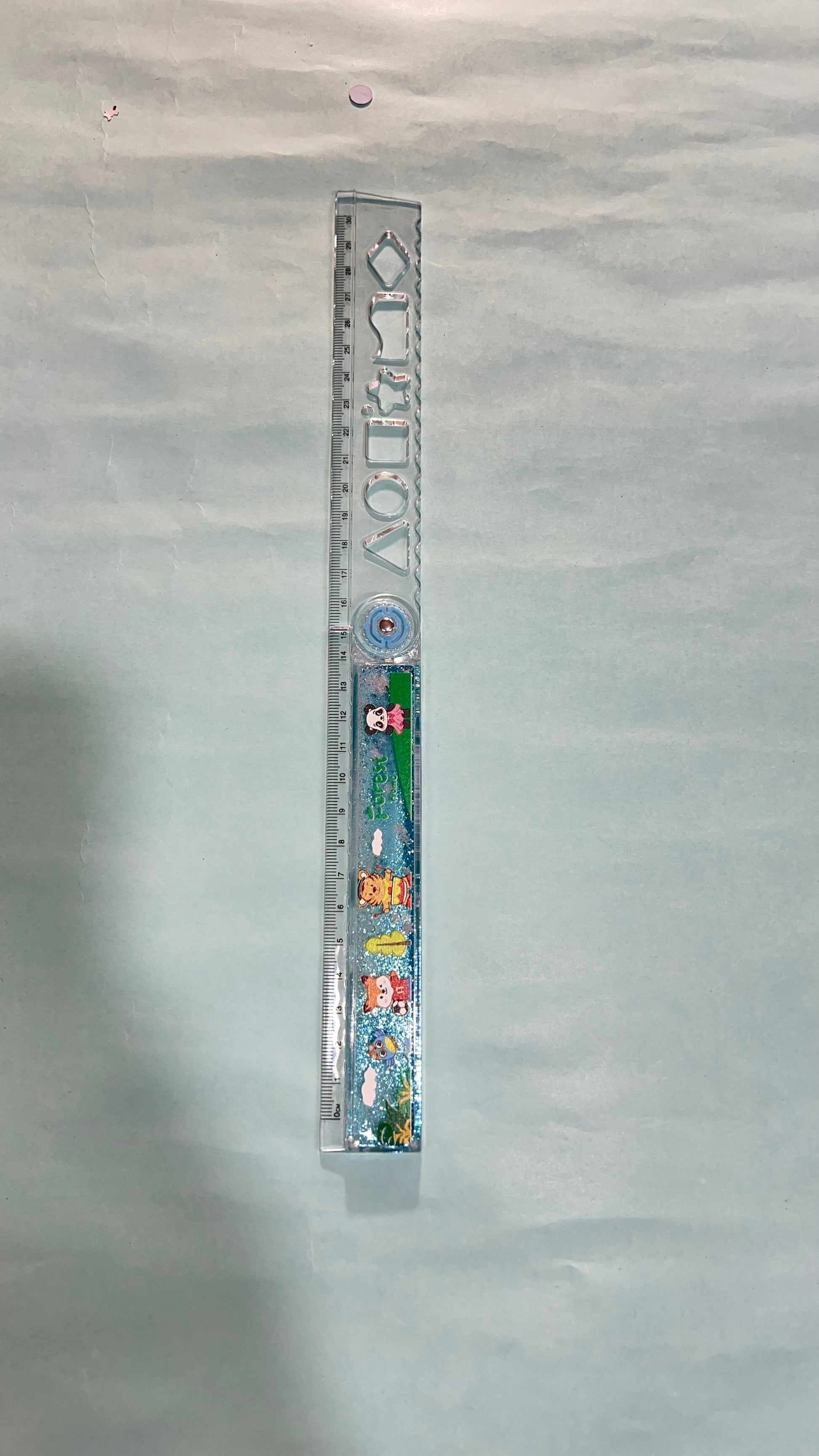 Bedazzled Ruler 30cm expandable glitter ruler 2 different theme unicorn & jungle ...