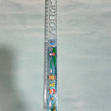 30cm expandable glitter ruler  2 different theme unicorn & jungle