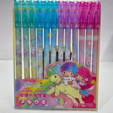12 Pcs Unicoorn Theme Erasable Gel Pens Set for Kids & Students | 0.5mm Smooth Writing Blue Ink | Cute Kawaii School Stationery | Write Erase Rewrite Pens for School,