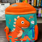 3d Dino print neoprene material bag
