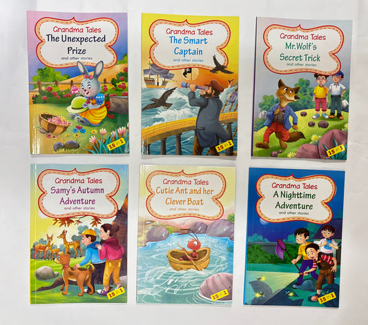 GRANDMA TALES 15-IN-1 STORY BOOKS SET OF 6