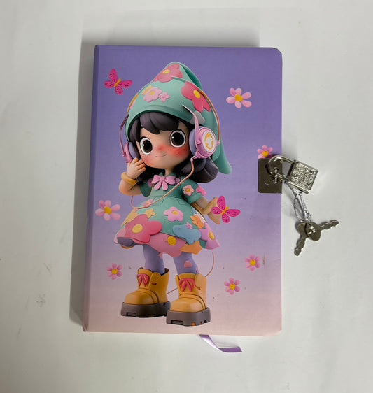 MY SECRET CUTE DIARIES WITH LOCK & KEY