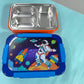 3 grid insulated stainless steel spill & merge proof lunch box ( 710ml)