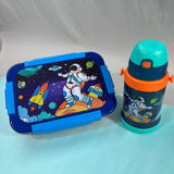 550 ml insulated string bottle & 3 grid insulated spill & merge proof lunch box ( 710ml)