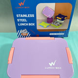 4 grid stainless steel merge proof lunch box (900ml)
