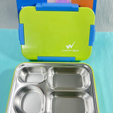 4 grid stainless steel merge proof lunch box (900ml)