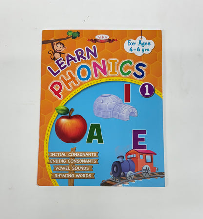 Learn Phonics For Ages 4 - 7 years (Sets of 4)