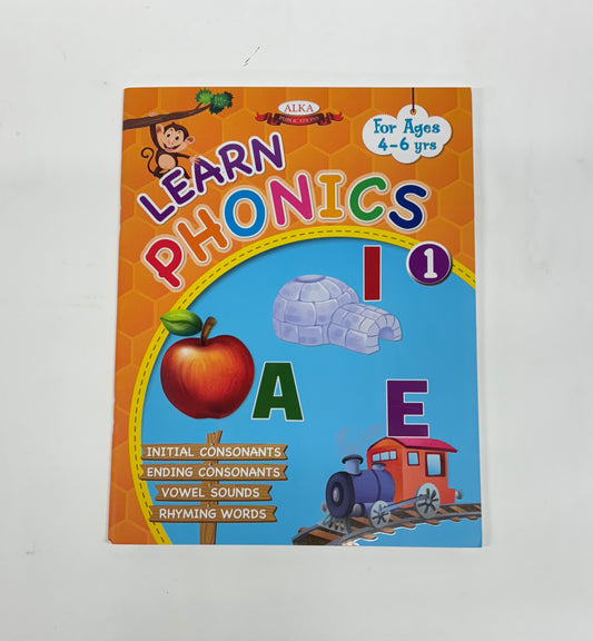 Learn Phonics For Ages 4 - 7 years (Sets of 4)