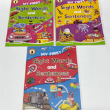 My First Sight Words & Sentences - SET OF 3 BOOKS
