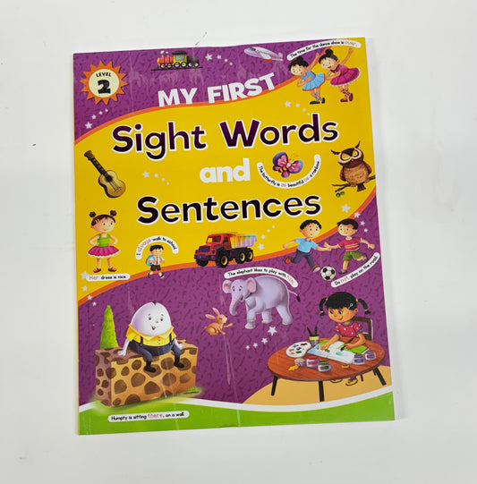 My First Sight Words & Sentences - SET OF 3 BOOKS