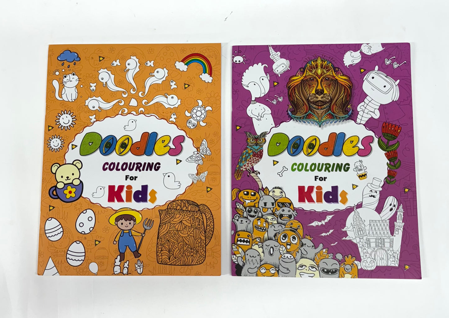 Doodles & Mandala Colouring For Kids