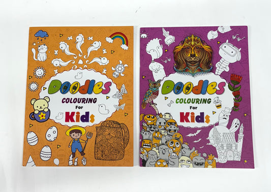 Doodles & Mandala Colouring For Kids