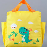 Animal cartoon print insulated lunch bag