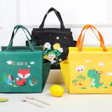 Animal cartoon print insulated lunch bag