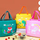 Animal cartoon print insulated lunch bag