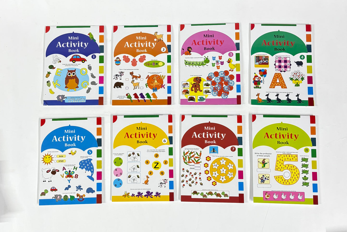 MINI ACTIVITY BOOKS LEVEL 1 - 8