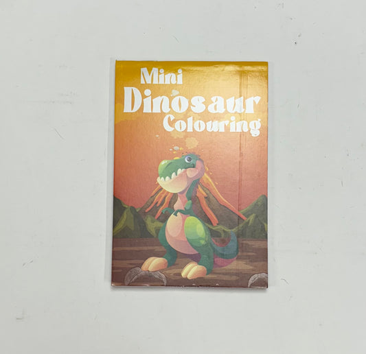 Mini Dinosaur Colouring Books