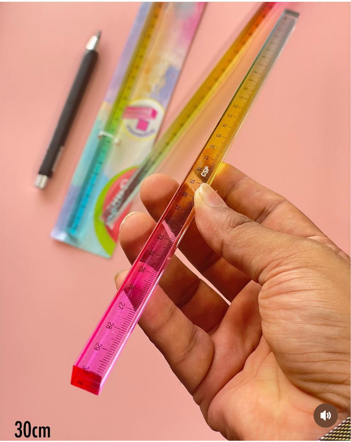 30cm long cube rulers – Brainwave61