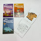 Mini Dinosaur Colouring Books