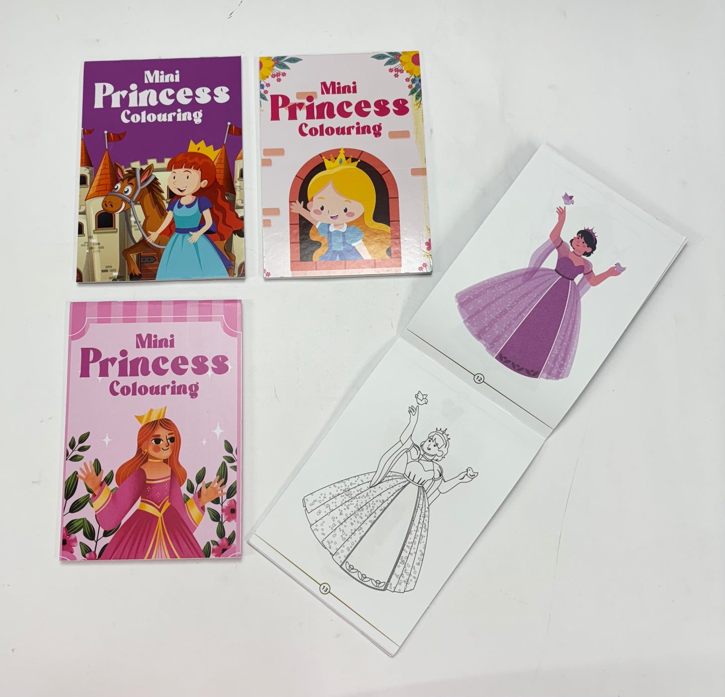 Mini Princess Colouring book