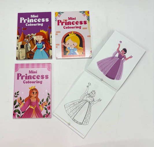Mini Princess Colouring book