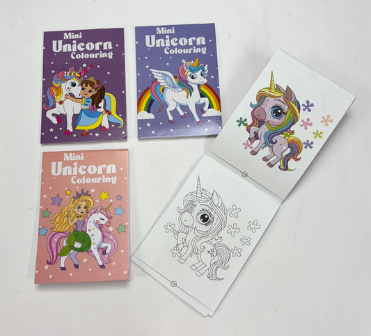 Mini Unicorn Colouring Book