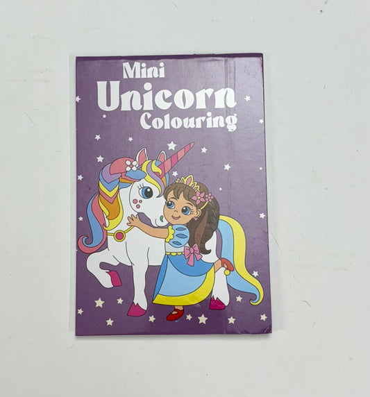 Mini Unicorn Colouring Book