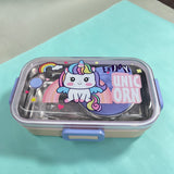 Stainless steel lunch box (700ml + 150ml bowl)