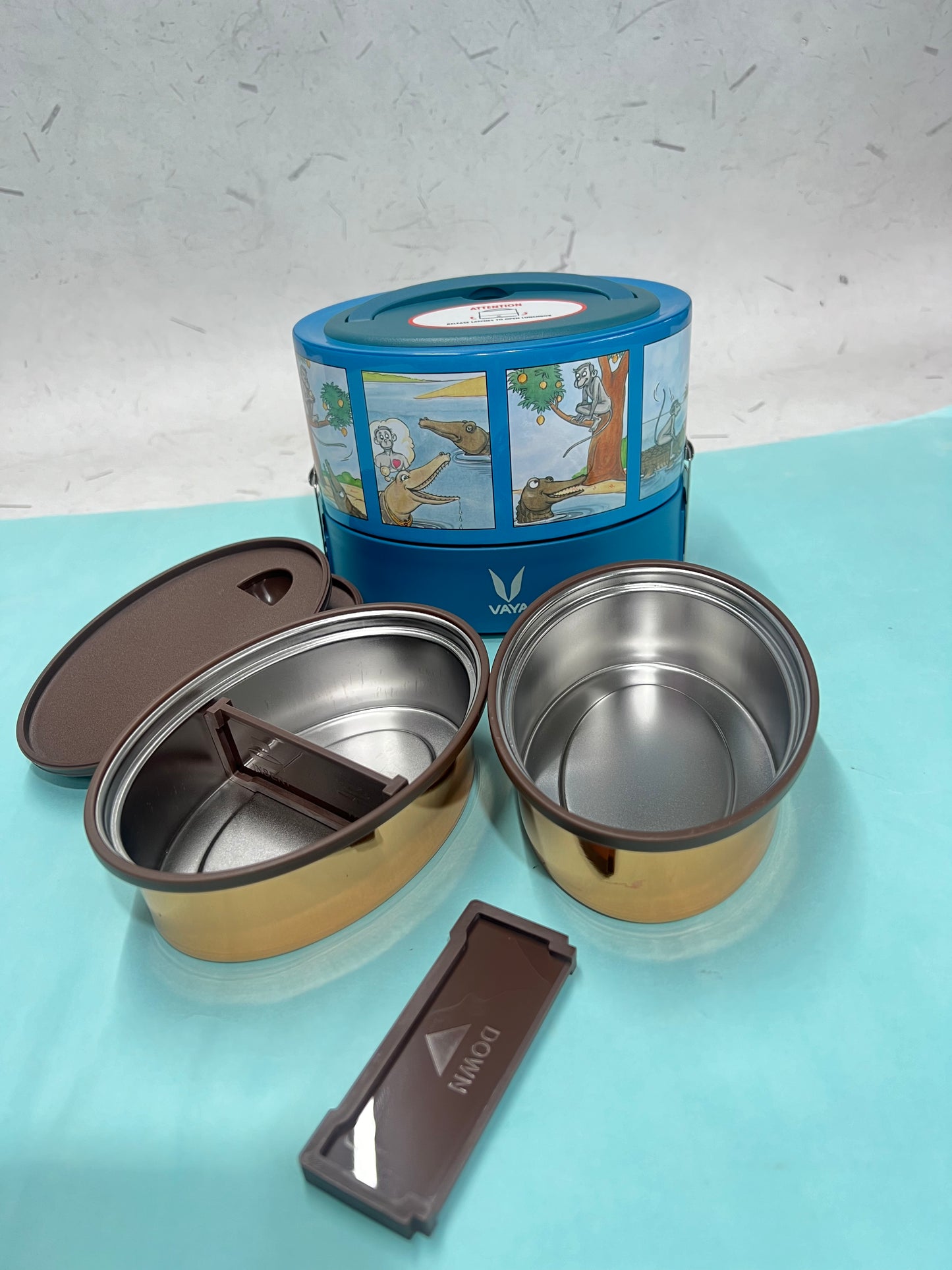 VAYA TYFFYN Multicolor crocodile monkey Copper Finished