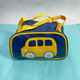 Car print insulated lunch bag