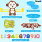 Monkey Balance Counting Toys | Cool Math Game for Kids Preschool Game | Educational Number Learning Toy, Fun Children’s Gift Kids Toy (Monkey)