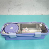 Sleek Bento Lunch Box (Stainless Steel)